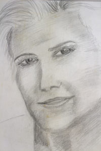 Graphite on paper C. Hillman